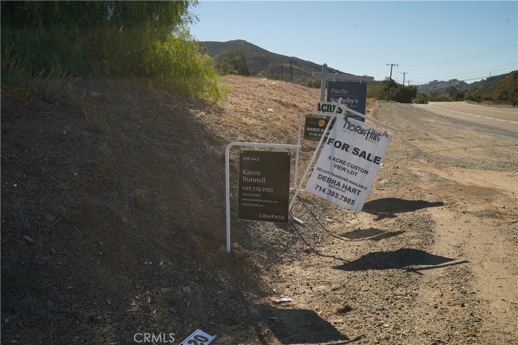 These signs are on Santiago canyon at the turn in marker - 16 Williams Canyon, Silverado CA 92676 - photo 5