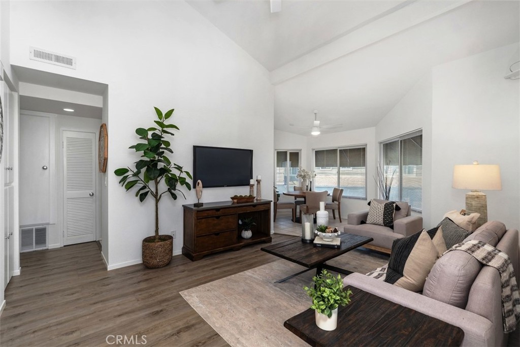 CONDO IS CURRENTLY NOT STAGED. Spacious Living Room - 7129 Cerritos Avenue 7, Stanton CA 90680 - photo 1