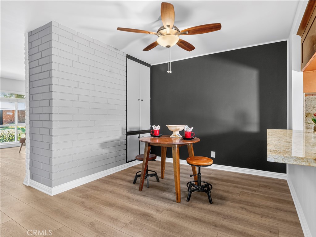 Dining room (with additional storage closet) opens to both Kitchen and Living room - 1159 E 1st, Tustin CA 92780 - photo 8