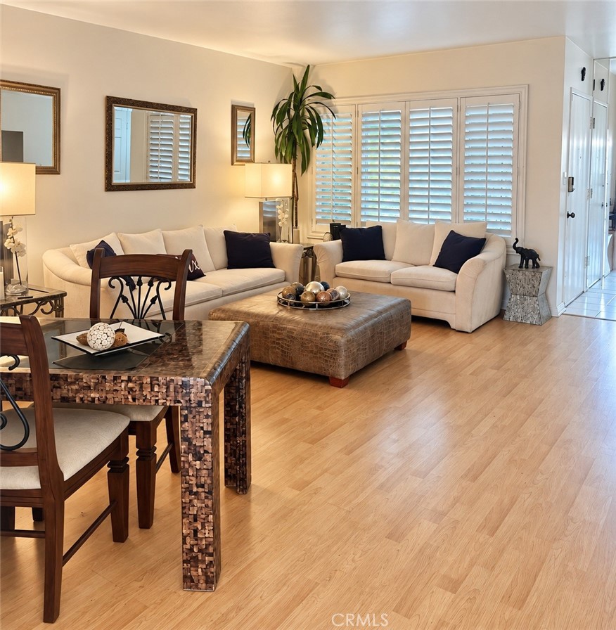 Living Room from Dining/Kitchen area - 13722 Red Hill Avenue 35, Tustin CA 92780 - photo 4