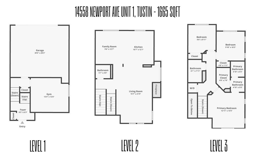 Floorplan diagram - 14558 Newport Ave #1 - 14558 Newport Avenue 1, Tustin CA 92780 - photo 1