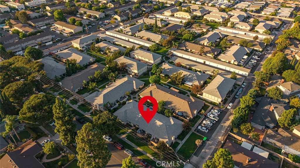 Aerial view highlighting the home’s location within the community - 1881 Mitchell Avenue 135, Tustin CA 92780 - photo 38