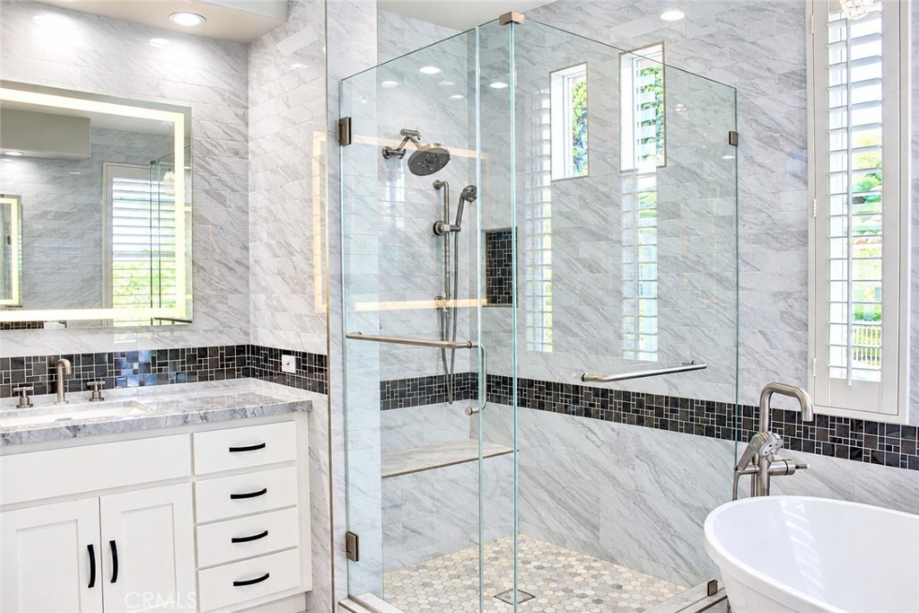 Partial View of Primary Bathroom - 2305 Pieper Lane, Tustin CA 92782 - photo 3