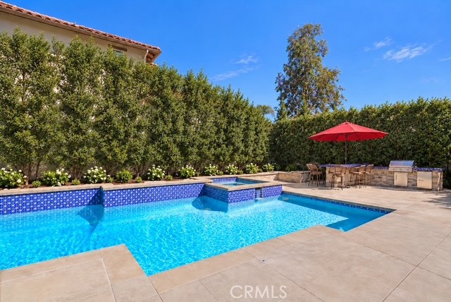Backyard Pool, Spa, BBQ - 2305 Pieper Lane, Tustin CA 92782 - photo 4