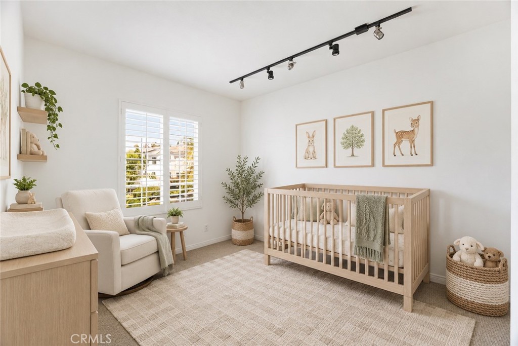 Bedroom - Virtually Staged - 2588 Thorman, Tustin CA 92782 - photo 10