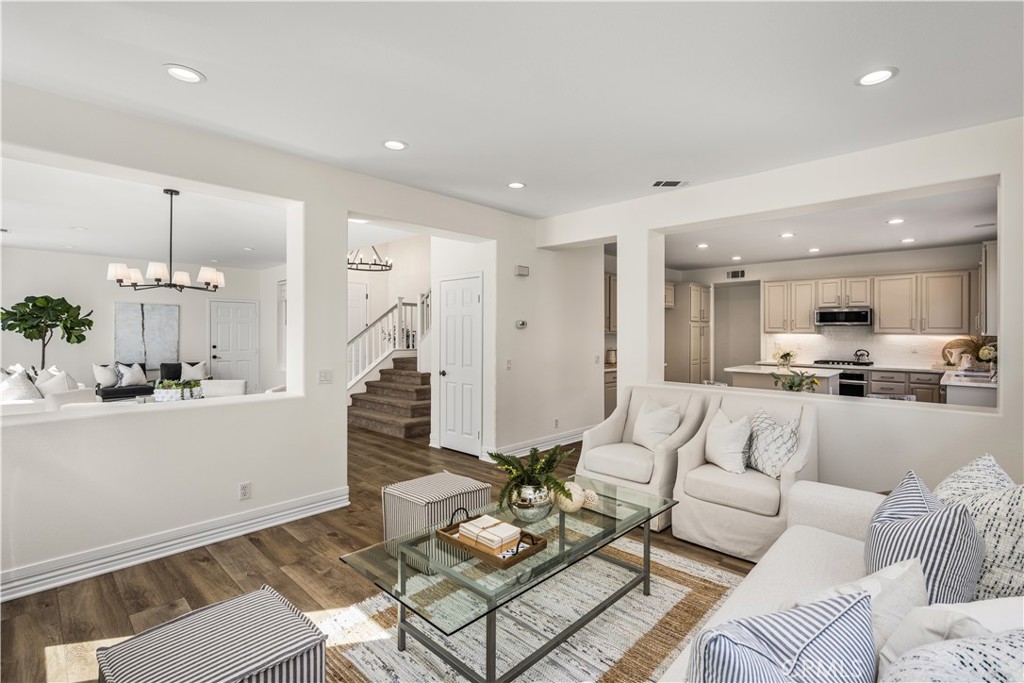 Family room - open to kitchen and dining room - 2981 Humeston, Tustin CA 92782 - photo 1