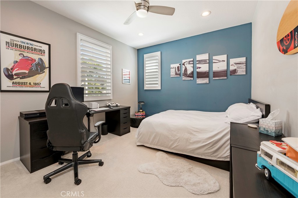 Upstairs spare bedroom. - 3216 Carrotwood, Tustin CA 92782 - photo 30