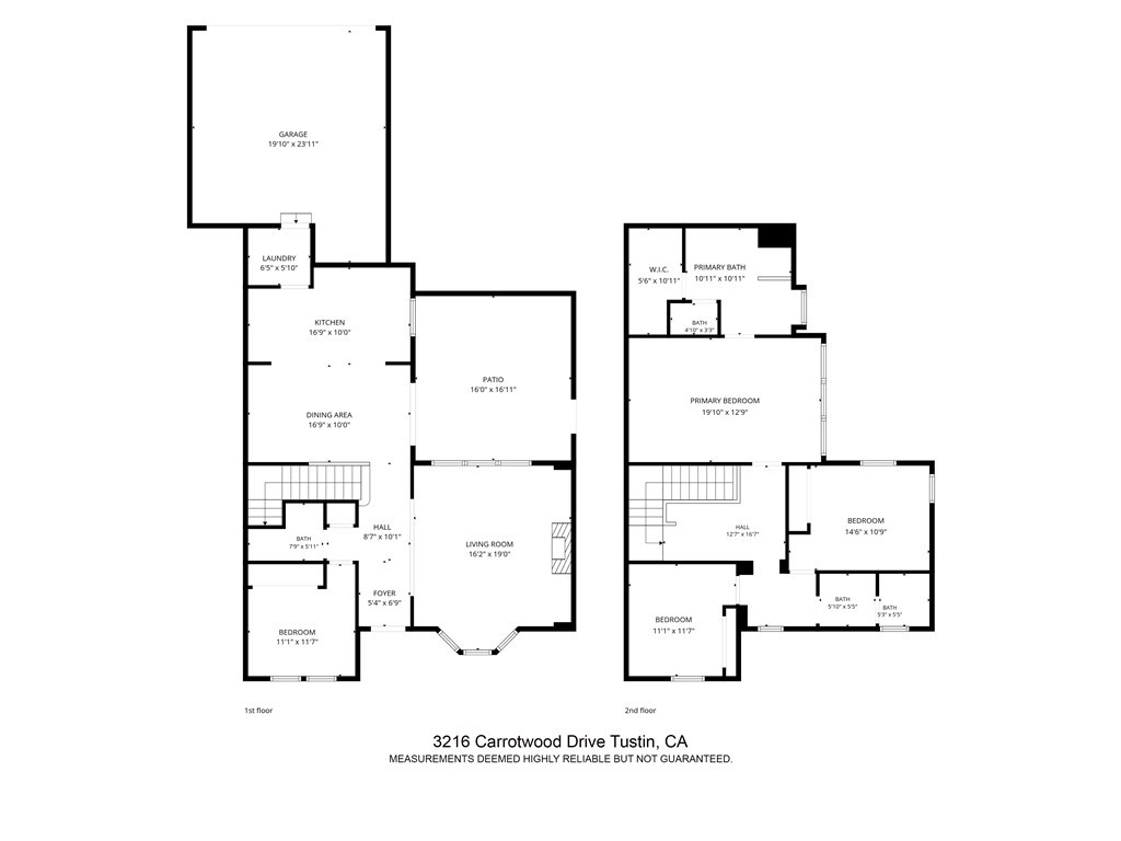 Residence floor plan. - 3216 Carrotwood, Tustin CA 92782 - photo 35