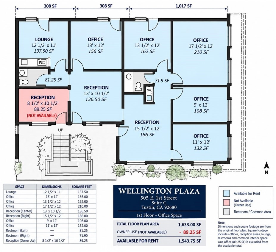 Office map - 505 E 1st C, Tustin CA 92780 - photo 3