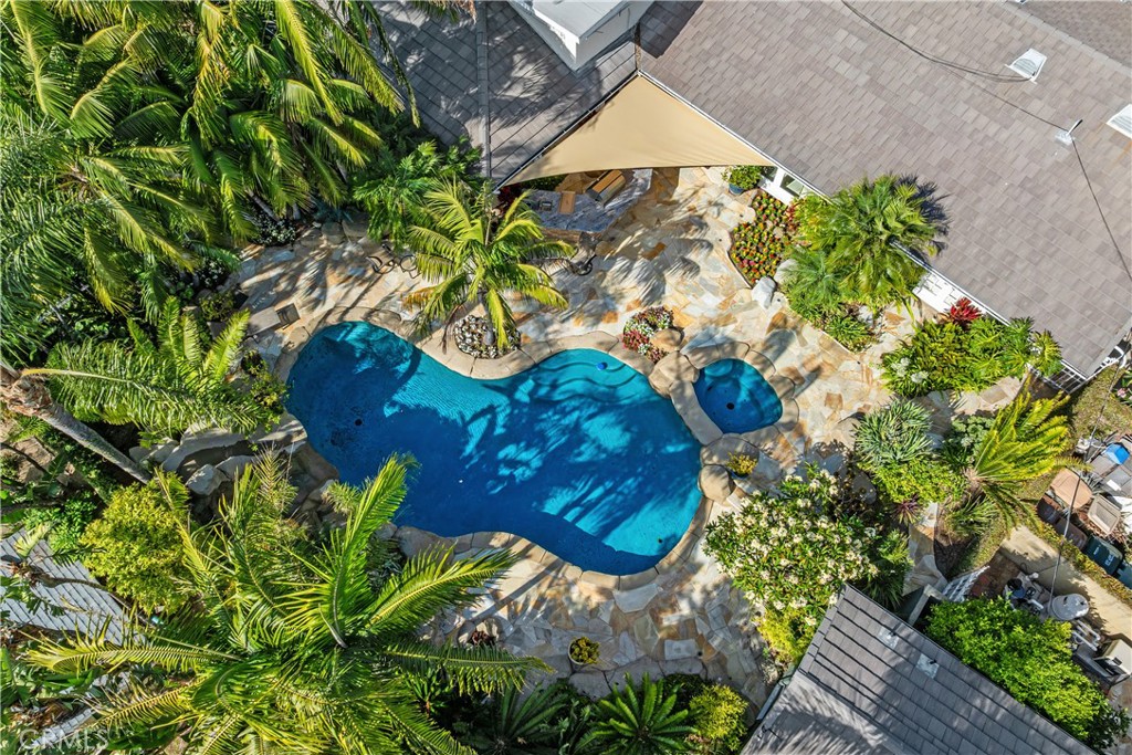 Aireal view of the Pool - 10371 Balliet Drive, Villa Park CA 92861 - photo 36