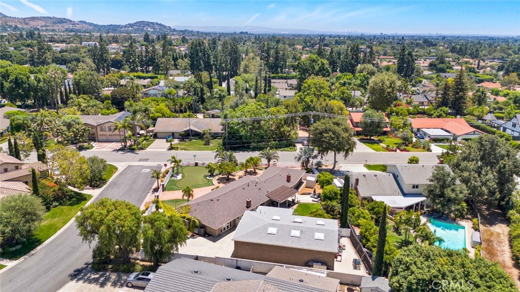 Prime corner location showing single story home and 1500 separate garage with 6 large skylights. - 18381 Serrano, Villa Park CA 92861 - photo 3