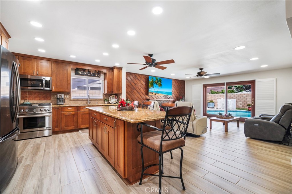 Recessed Lighting, Ceiling Fans, Wood-Type Porcelain Title Flooring - 15402 Balboa Street, Westminster CA 92683 - photo 1