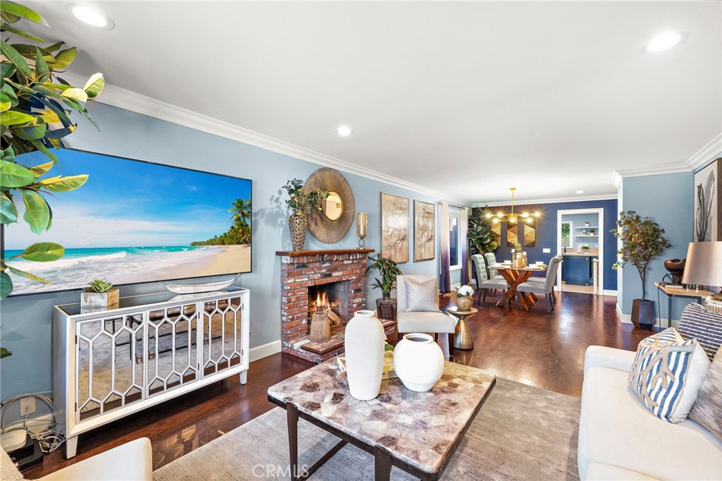 living room flows into the dining area - 16102 Nelson Street, Westminster CA 92683 - photo 6
