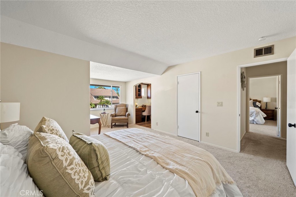 Secondary bedroom with an office with built in desk! - 9552 Westwood Drive, Westminster CA 92683 - photo 37