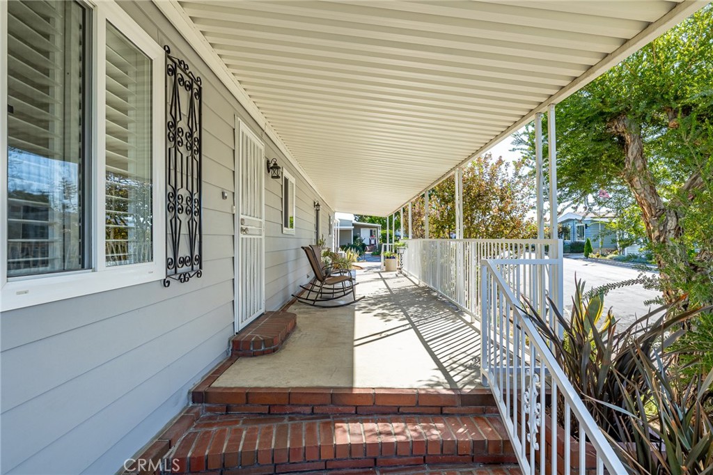 This is the front door entry with security screen door. - 16757 Lake Terrace Way, Yorba Linda CA 92886 - photo 7