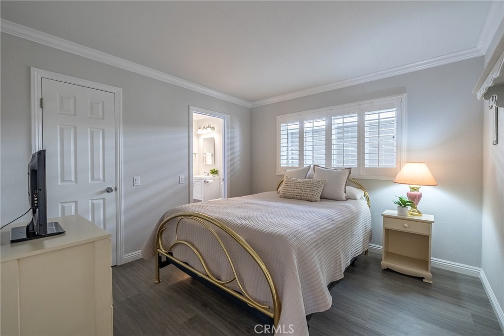 Guest or 2nd Bedroom with Walk in Closet and door to Bathroom - 16757 Lake Terrace Way, Yorba Linda CA 92886 - photo 34