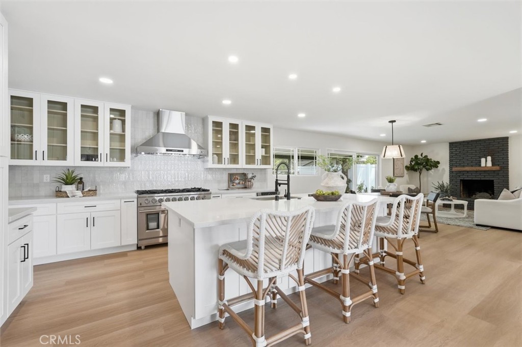 Remodeled open concept kitchen with oversized island - 16931 Orange Drive, Yorba Linda CA 92886 - photo 1