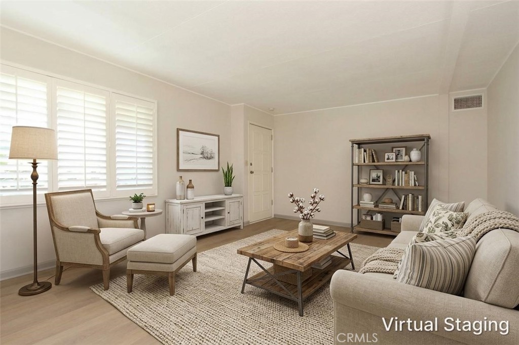 Virtually staged living room area with furniture removed - 16959 Lake Park, Yorba Linda CA 92886 - photo 4