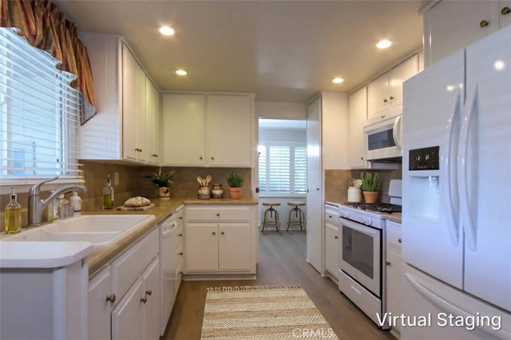 Virtually staged kitchen - 16959 Lake Park, Yorba Linda CA 92886 - photo 8