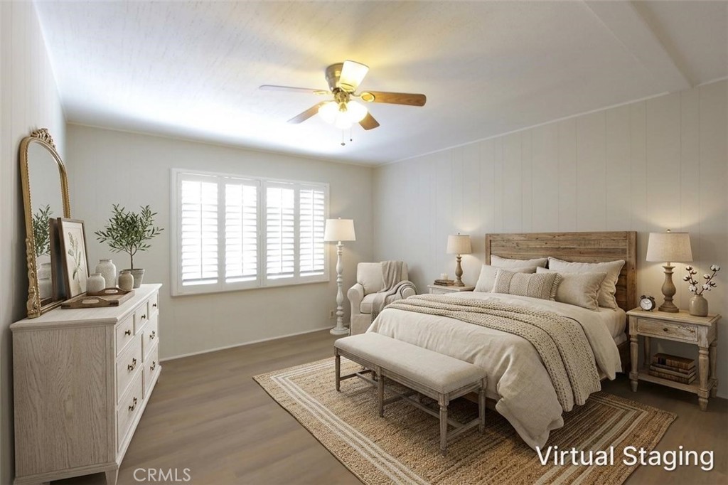 Virtually staged master bedroom - 16959 Lake Park, Yorba Linda CA 92886 - photo 14