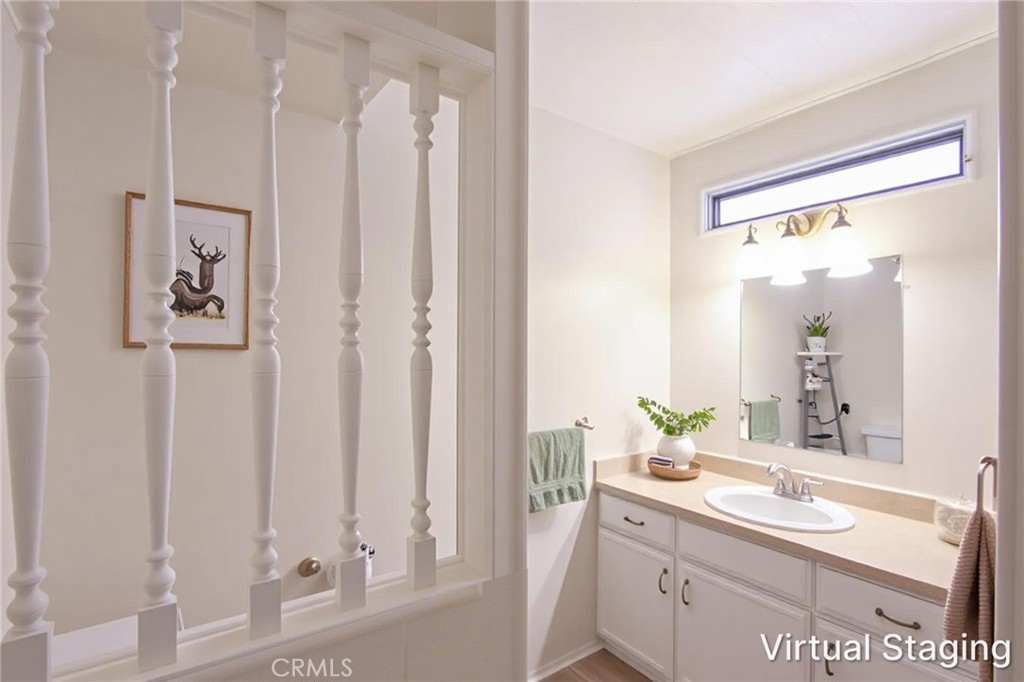 Virtually staged secondary bathroom - 16959 Lake Park, Yorba Linda CA 92886 - photo 19