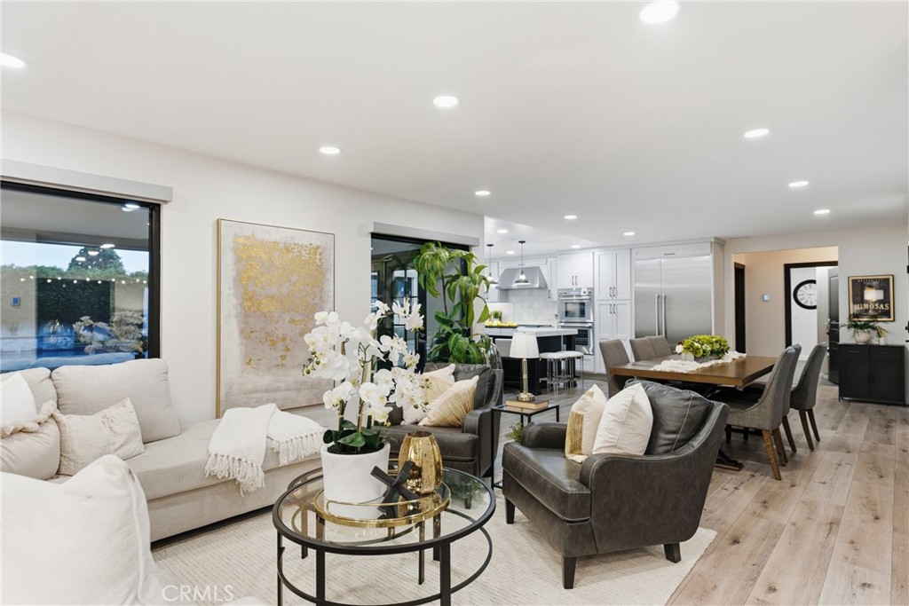 Family room is open to eating area and kitchen. - 17052 El Cajon Avenue, Yorba Linda CA 92886 - photo 12