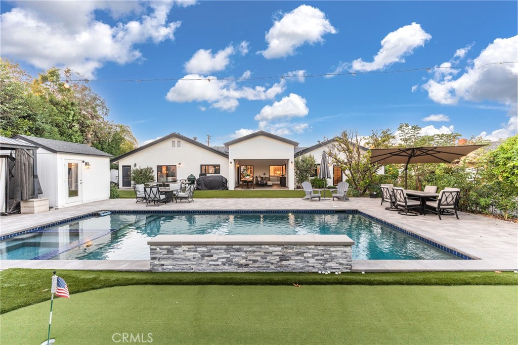 View from center of back fence - 17052 El Cajon Avenue, Yorba Linda CA 92886 - photo 51