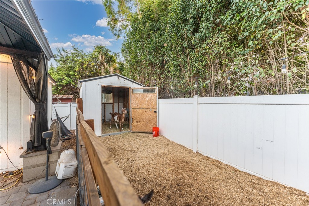 Goat pen located down west side of fence line. - 17052 El Cajon Avenue, Yorba Linda CA 92886 - photo 55