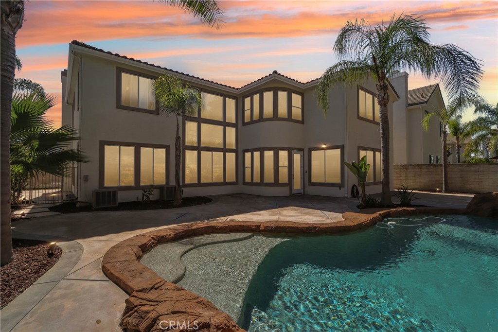 Twilight Rear - AI Enhanced - 17218 Blue Spruce, Yorba Linda CA 92886 - photo 6