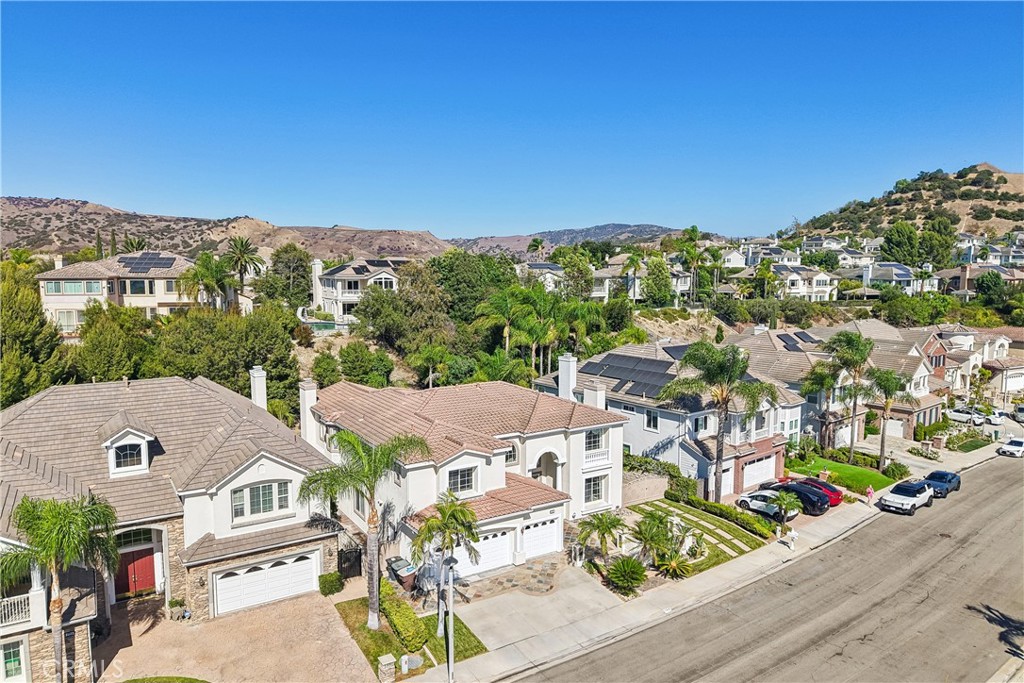 Aerial view front of home - 17218 Blue Spruce, Yorba Linda CA 92886 - photo 65