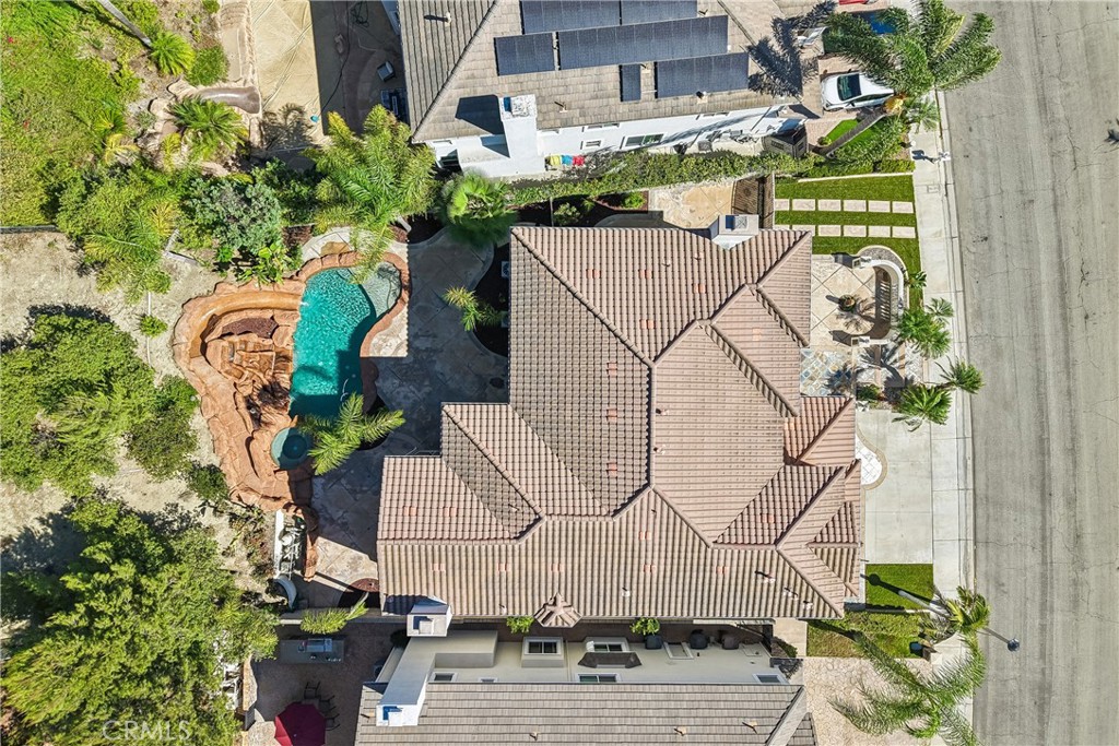 Overhead aerial view - 17218 Blue Spruce, Yorba Linda CA 92886 - photo 66
