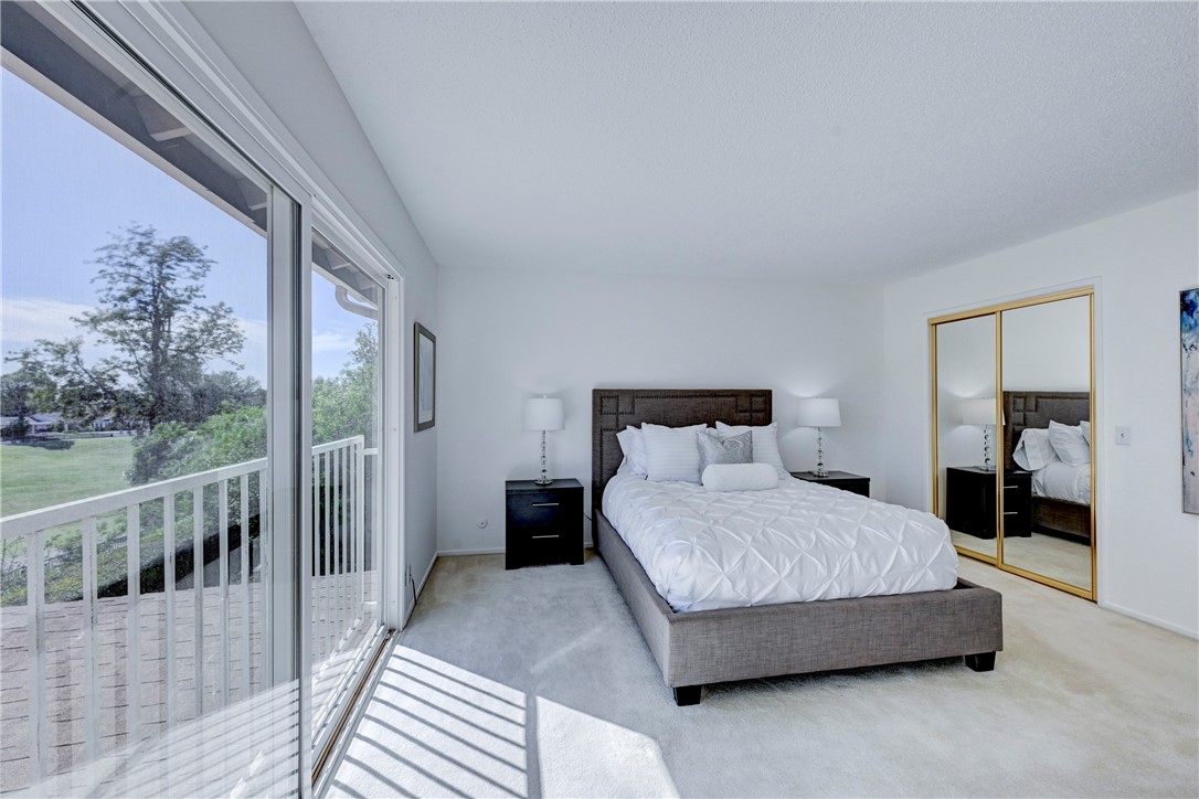 Mirrored wardrobe doors in the primary suite. - 19402 Old Ranch, Yorba Linda CA 92886 - photo 6