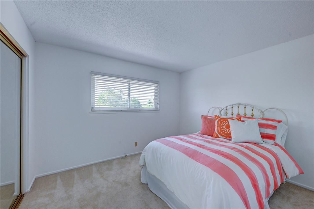 Bedroom #3 with mirrored wardrobe doors. - 19402 Old Ranch, Yorba Linda CA 92886 - photo 25