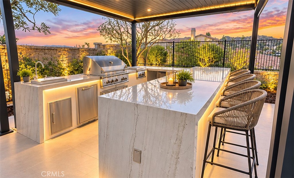Covered Outdoor Kitchen - 19411 Cleveland Bay Lane, Yorba Linda CA 92886 - photo 4