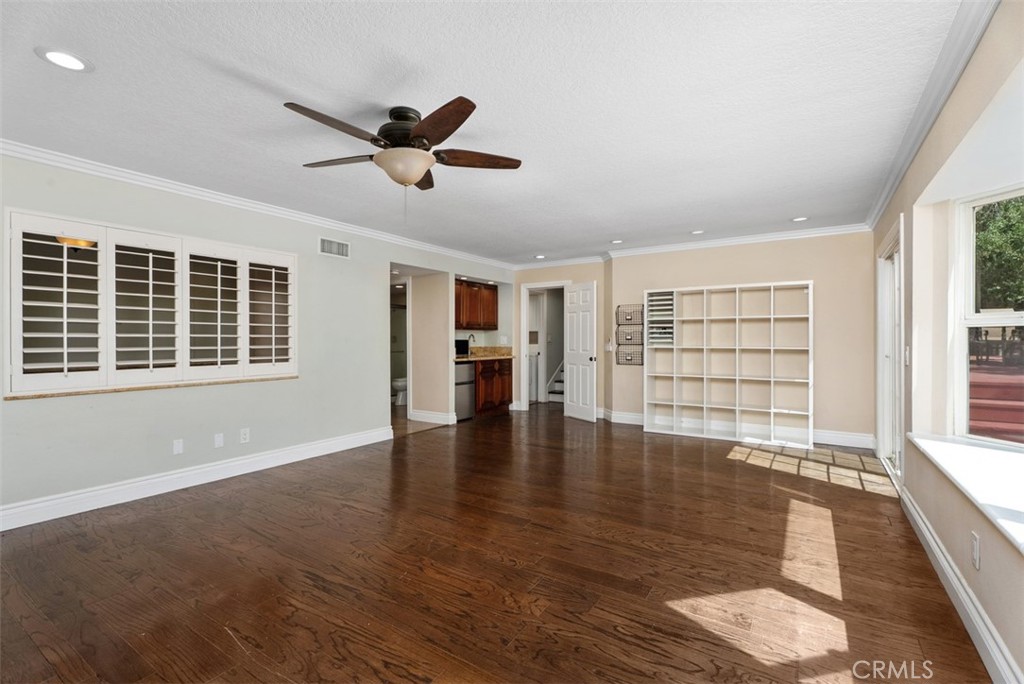On the right of this photo is a window seat, on the left is an opening with shutters to the downstairs bedroom/office. N - 21674 Calle Alcazar, Yorba Linda CA 92887 - photo 14
