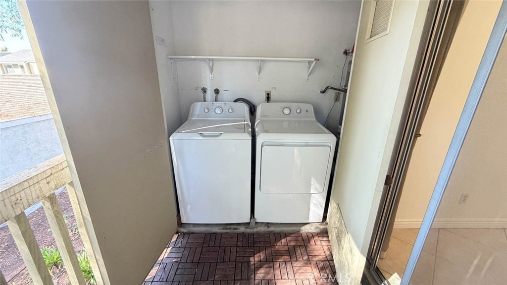 Washer and dryer are included. - 23472 Cambridge Road 297, Yorba Linda CA 92887 - photo 25