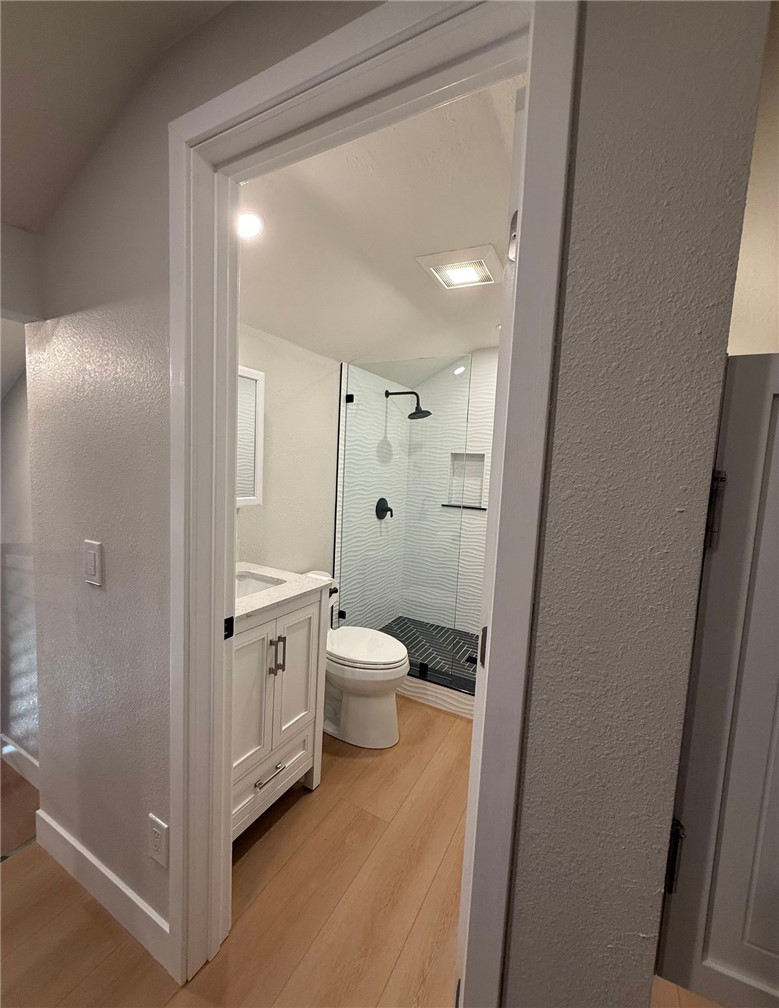 Primary bathroom upstairs. - 25520 Aragon JR ADU, Yorba Linda CA 92887 - photo 15