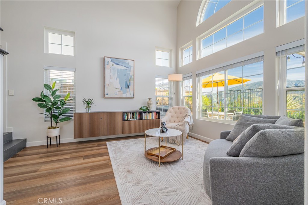 Living room off entry with two story windows - 27890 Tamara, Yorba Linda CA 92887 - photo 1