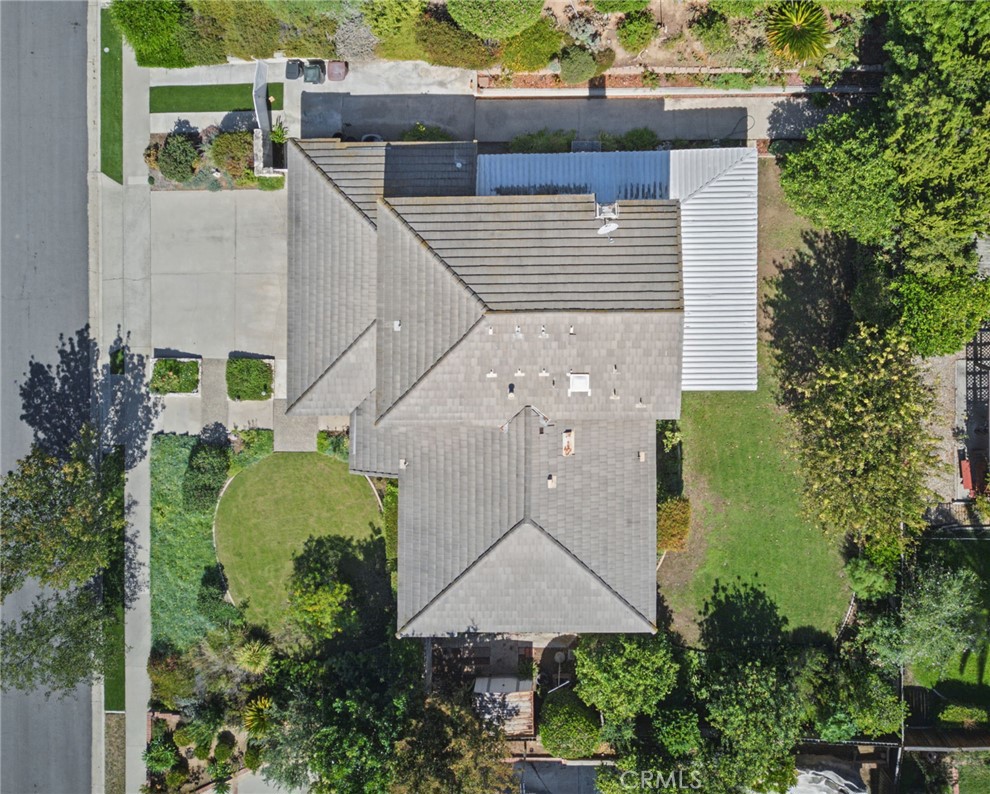 Aerial view of the house and it's large lot - 5062 W Knoll Drive, Yorba Linda CA 92886 - photo 7