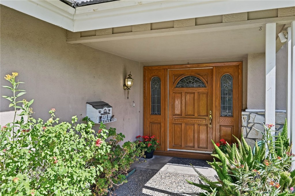 Wooden front door - 5062 W Knoll Drive, Yorba Linda CA 92886 - photo 10