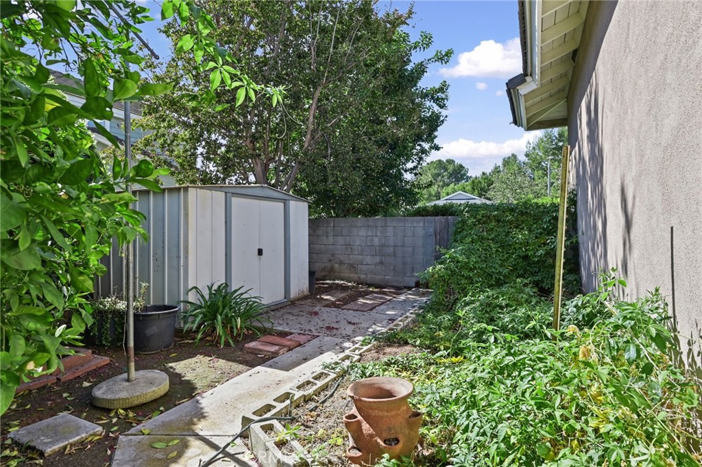 Other side yard has a metal shed - 5062 W Knoll Drive, Yorba Linda CA 92886 - photo 49