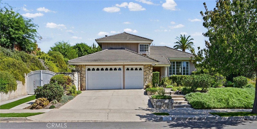 Front of the house with a nice view of the RV parking on the left - 5062 W Knoll Drive, Yorba Linda CA 92886 - photo 51