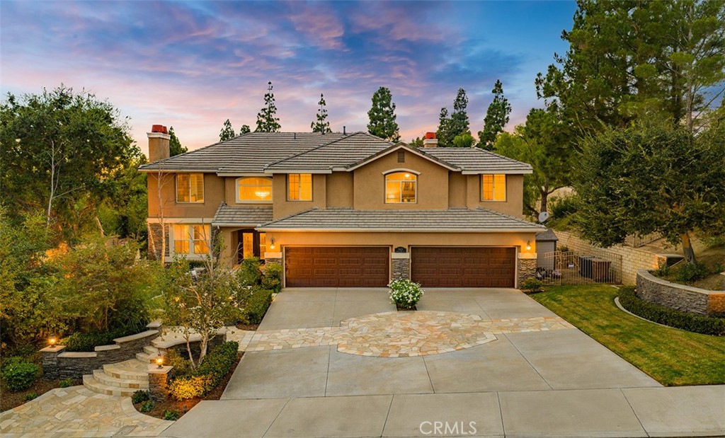 FOUR Car Garage with massive driveway. - 5425 Castle Bend Way, Yorba Linda CA 92887 - photo 1