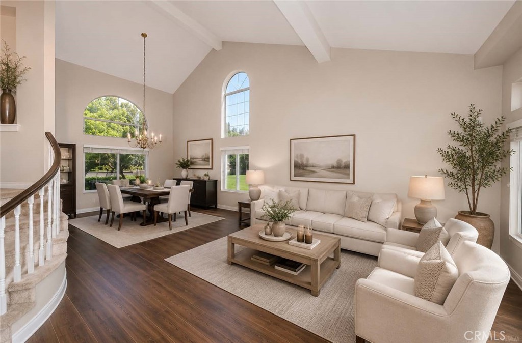 AI enhanced formal living and dining rooms. - 5505 Green Hollow Lane, Yorba Linda CA 92887 - photo 6