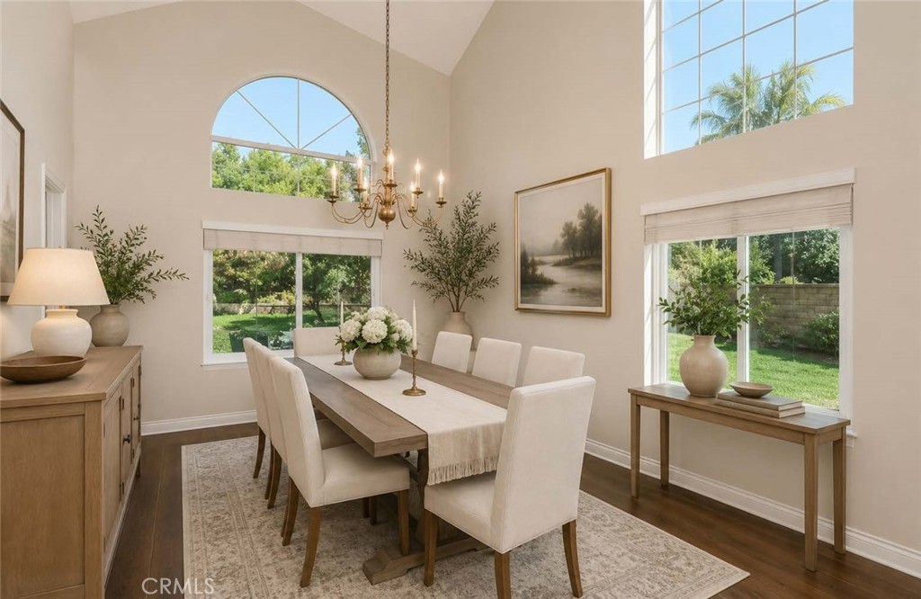 AI enhanced formal dining room. - 5505 Green Hollow Lane, Yorba Linda CA 92887 - photo 7