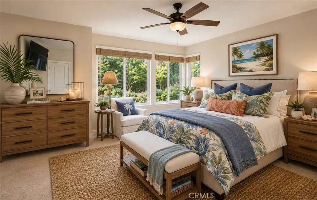 AI enhanced primary suite. - 5505 Green Hollow Lane, Yorba Linda CA 92887 - photo 12