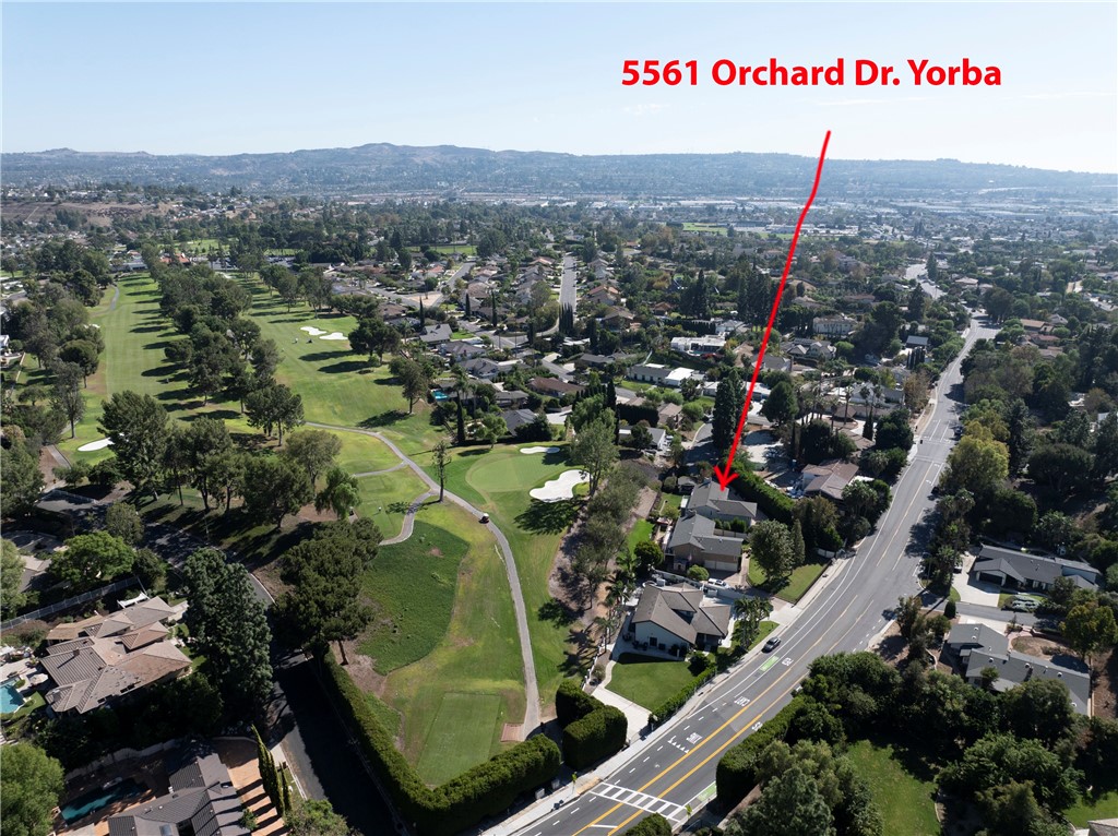 Straight up this fairway to the Yorba Linda Country Club Club House. - 5561 Orchard, Yorba Linda CA 92886 - photo 10