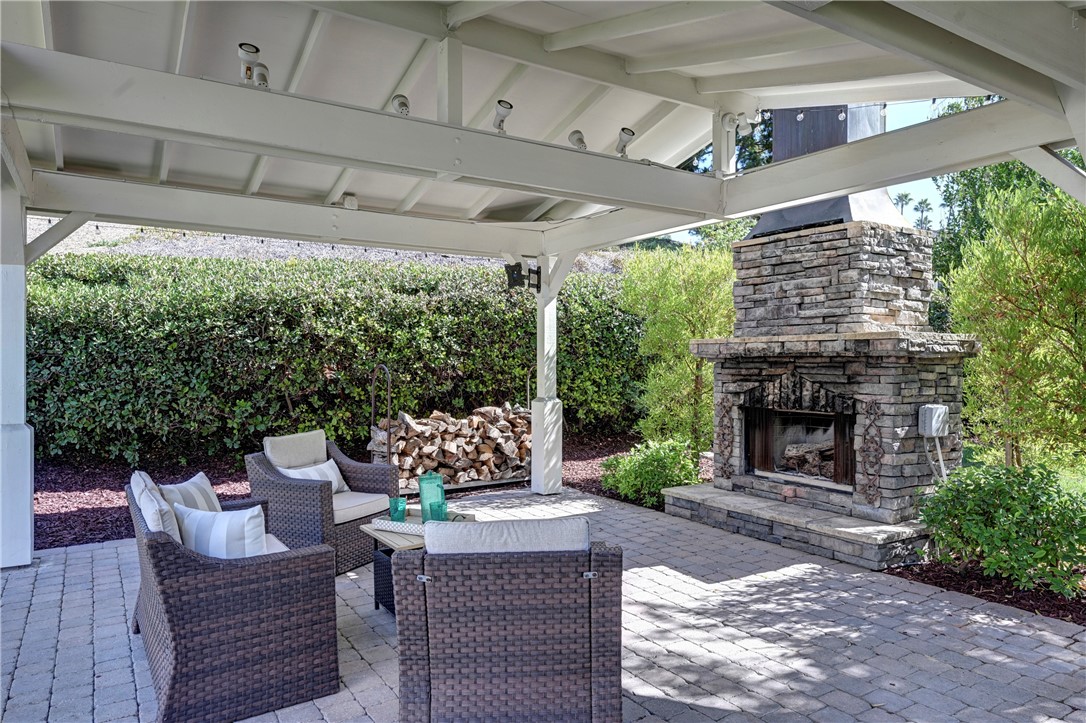 Cozy covered patio for playing games, or watching games with your own TV. - 5561 Orchard, Yorba Linda CA 92886 - photo 15