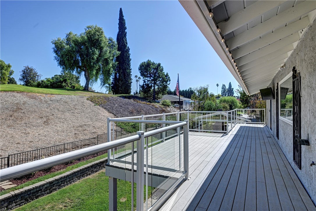 View outside of the living room on the balcony. - 5561 Orchard, Yorba Linda CA 92886 - photo 47