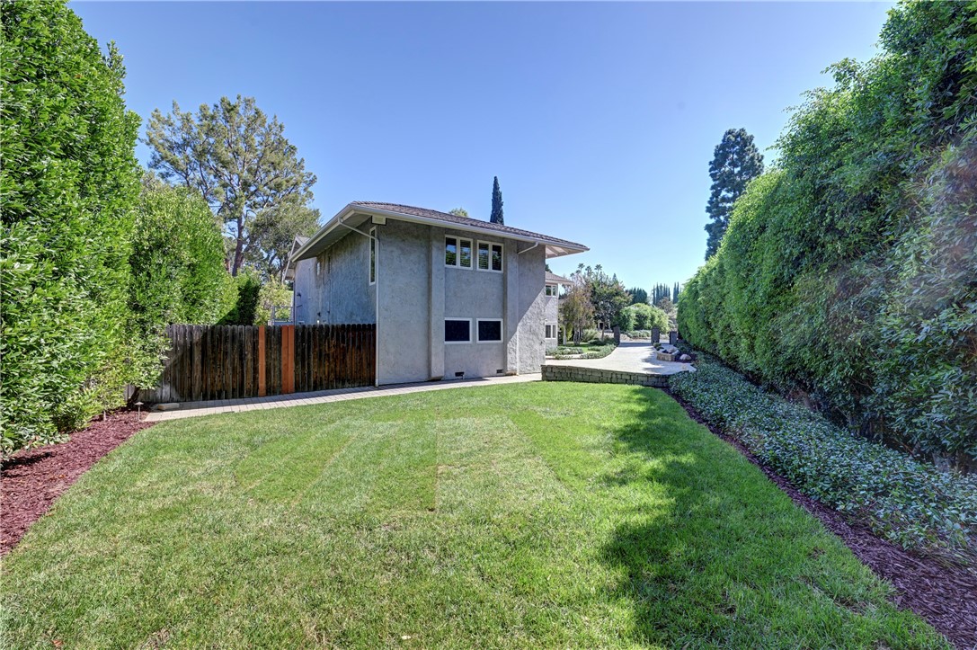 Spacious grass area on the East side of the property. - 5561 Orchard, Yorba Linda CA 92886 - photo 54